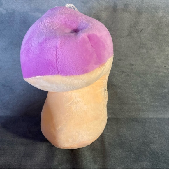 Mushroom Plush Duo Pink & Purple Hanging Display Happy Face Office Car Deco - Picture 9 of 13